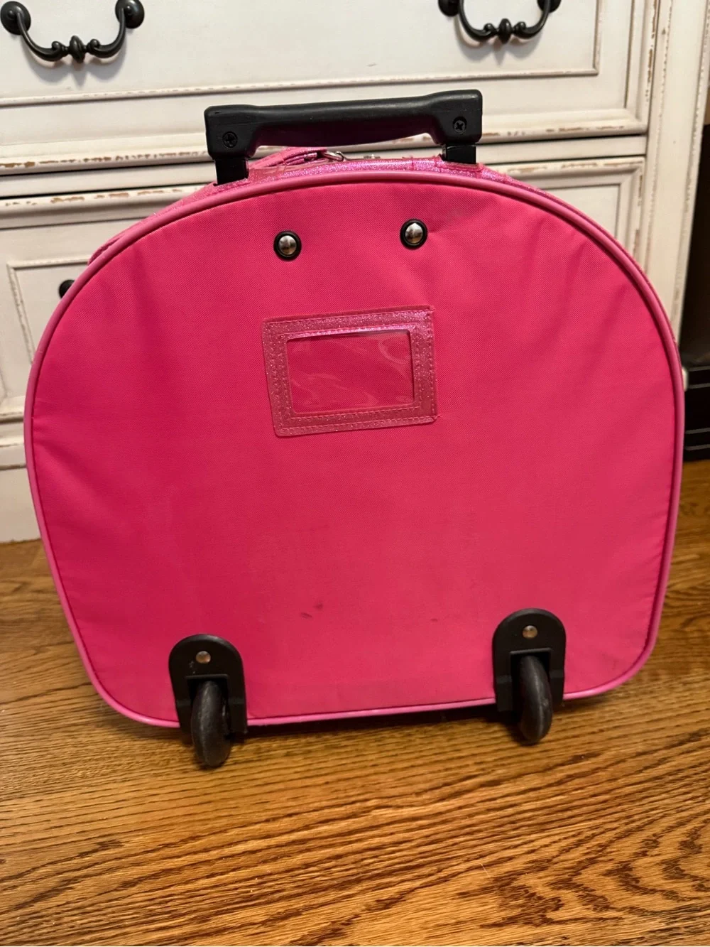 Disney Princess Pink Kids Rolling Carry Case